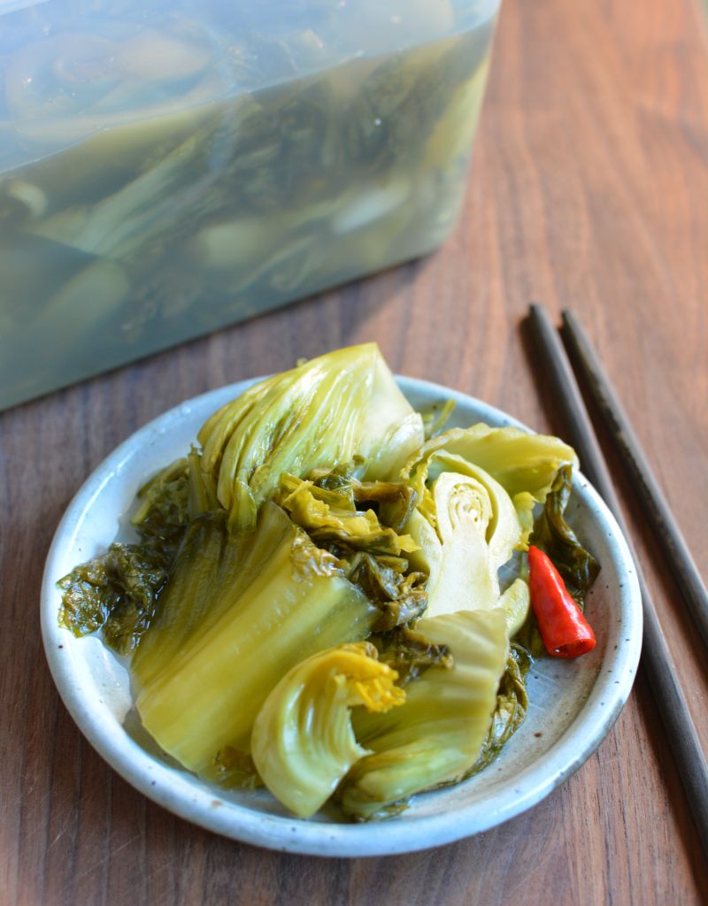 Fermented Chinese Mustard Greens recept