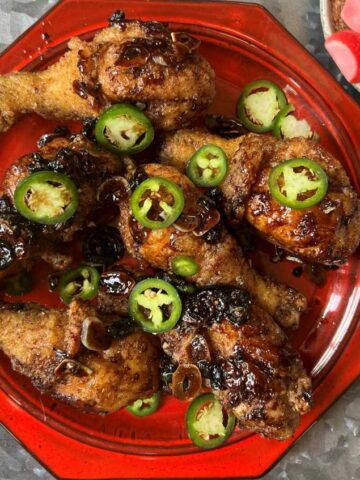 soy sauce fried chicken